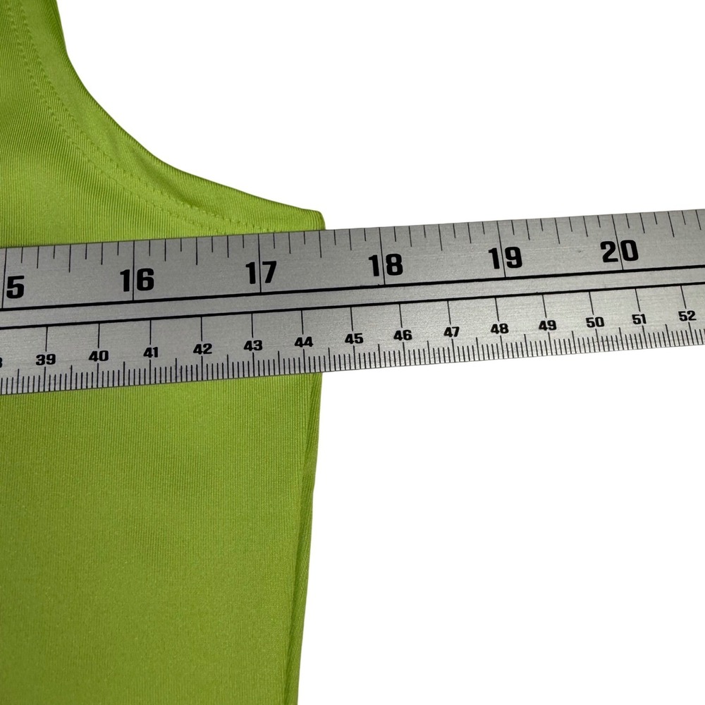 Sigrid Olsen Golf Tennis Sleeveless Polo Top NWT UPF 50 Lime Green Athletic Med - Picture 9 of 12